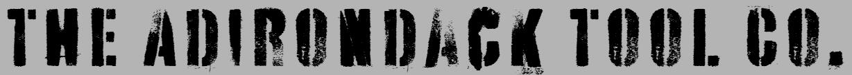 The logo for the Adirondack Tool Co. - Hiking Plans, Guides, and Gear